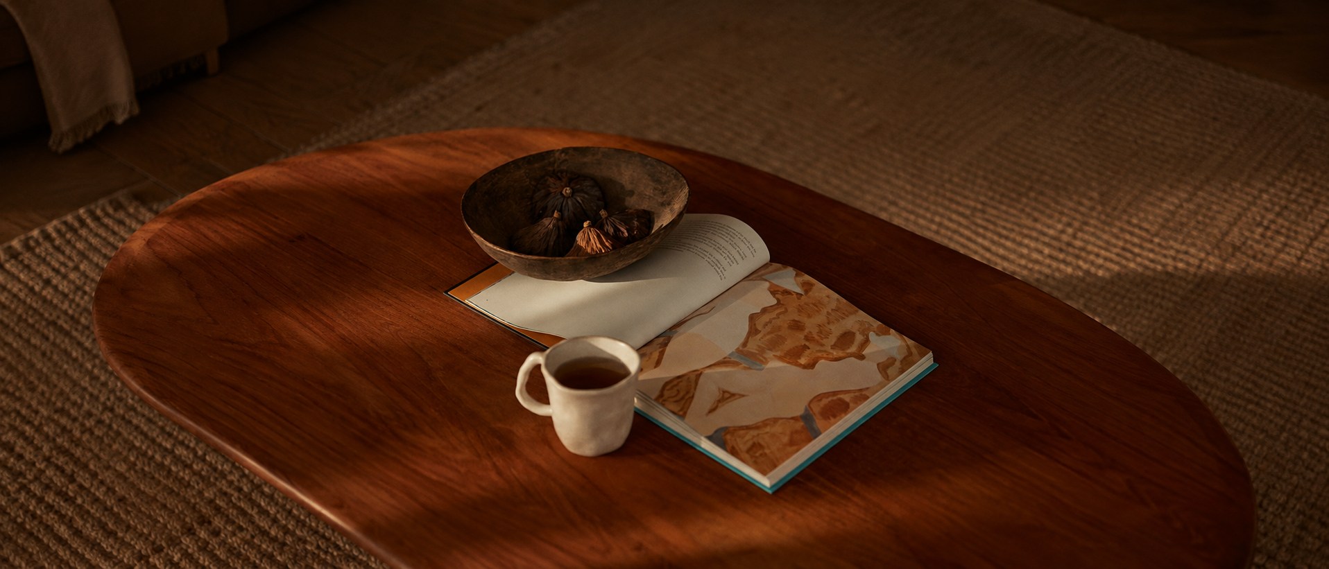 Decorative objects styled in an everyday interior