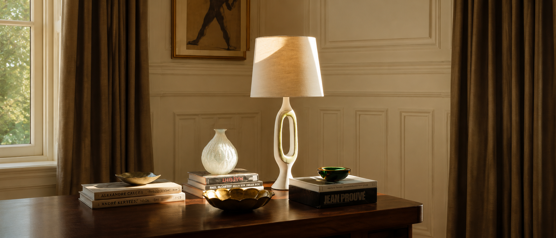 Decorative accents in a modern interior