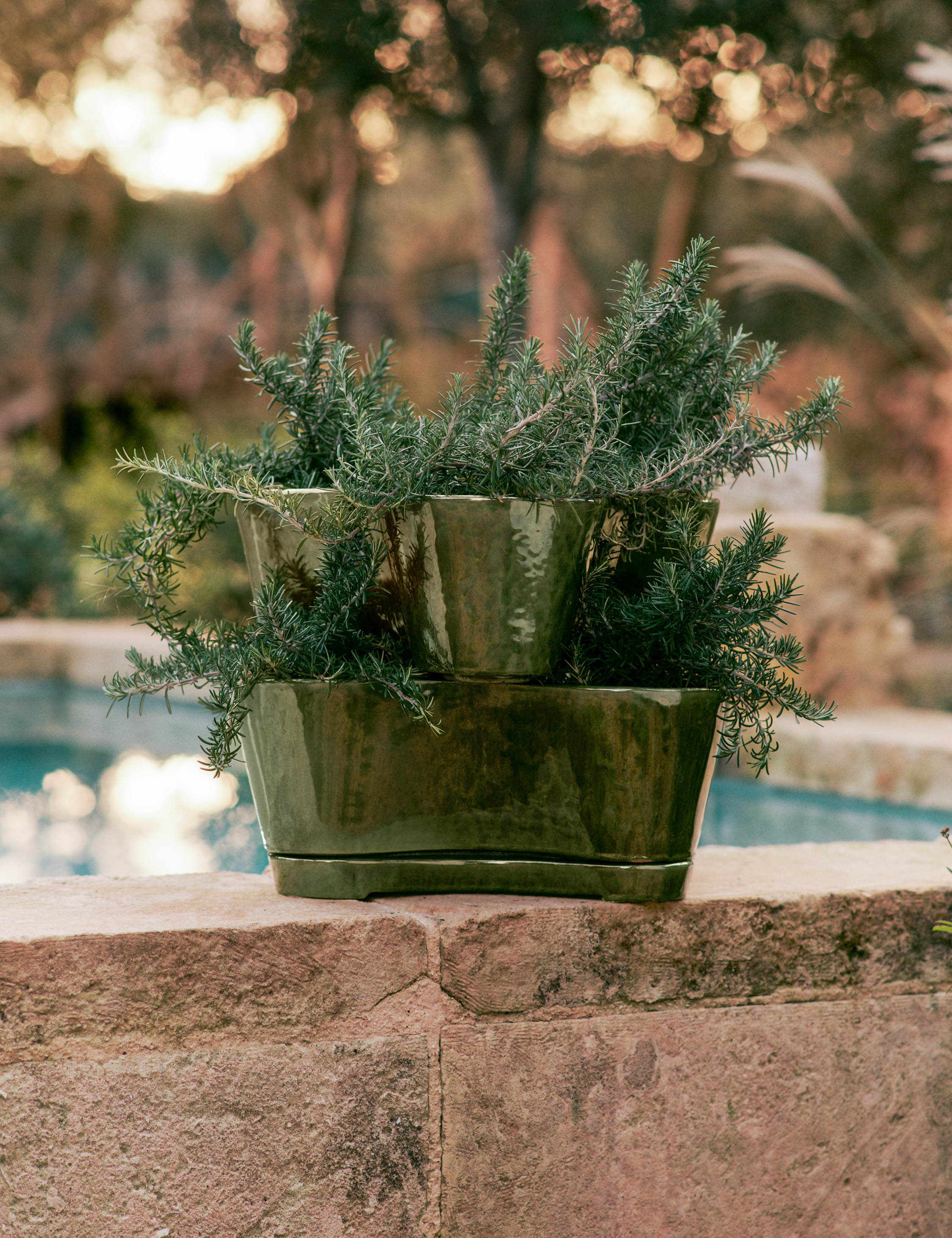 Stackable Planter (Set of 2) - Moss